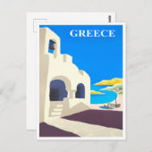 ギリシャのヴィンテージ旅行はがき ポストカード (正面/裏面)