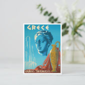 ギリシャのヴィンテージ旅行はがき ポストカード (スタンド正面)