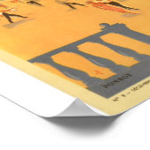 ギリシャのヴィンテージ旅行ポスター。 ポスター (角)