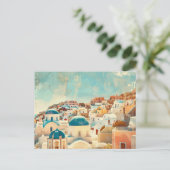 ギリシャのヴィンテージ旅行 ポストカード (スタンド正面)