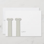 ギリシャの不倫招待状 招待状 (裏面)