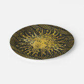 ギリシャの主パターンのアポロ日曜日記号 ペーパープレート (アングル)