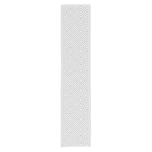 ギリシャの主パターンカスタムなテーブルのランナー ショートテーブルランナー (正面)