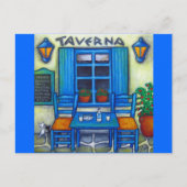 ギリシャの二人用のテーブル ポストカード (正面)