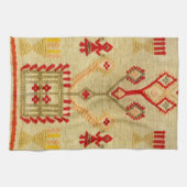 ギリシャの伝統的な民族のモチーフのギリシャ人の記号 キッチンタオル (横)