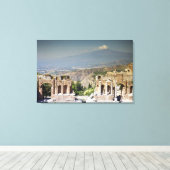 ギリシャの円形劇場2 キャンバスプリント (インサイチュ (ウッドフロア))