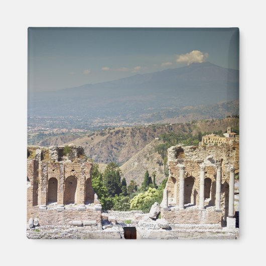 ギリシャの円形劇場 マグネット (正面)