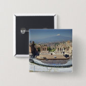 ギリシャの円形競技場3 缶バッジ (正面&裏面)