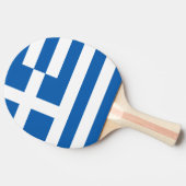 ギリシャの卓球ラケットの旗 卓球ラケット (横)