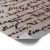 ギリシャの古代書手文字インク ポスター (角)