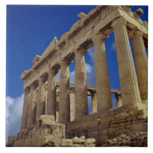 ギリシャの台なし、アクロポリス、ギリシャ タイル