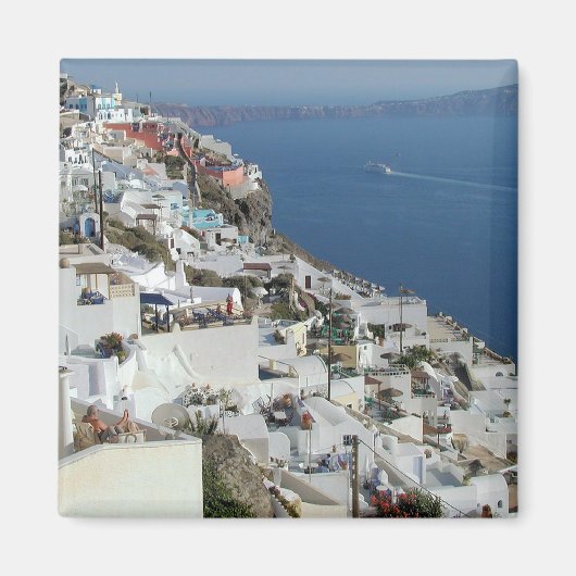 ギリシャの味の画像 マグネット (正面)