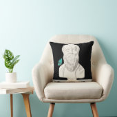 ギリシャの哲学者ポスターの胸像 クッション (椅子)