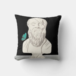 ギリシャの哲学者ポスターの胸像 クッション