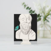 ギリシャの哲学者ポスターの胸像 ポストカード (スタンド正面)