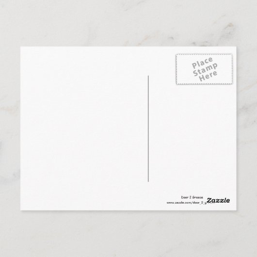 ギリシャの喜び ポストカード (裏面)