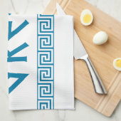 ギリシャの国の国家の文字の名前の記号のギリシャ人のtrave キッチンタオル (四つ折り)