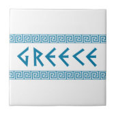 ギリシャの国の国家の文字の名前の記号のギリシャ人のtrave タイル (正面)