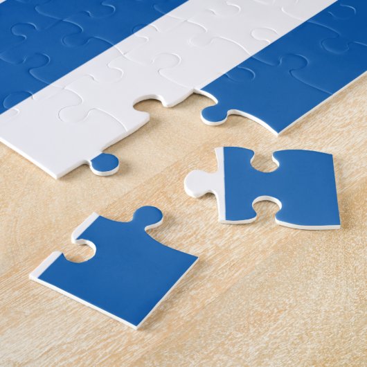 ギリシャの国旗と愛国者-ギリシャの旅行/スポーツファン ジグソーパズル (側面)