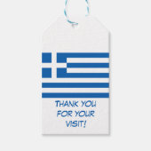 ギリシャの国旗の記念品 ギフトタグ (正面)