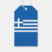 ギリシャの国旗の記念品 ギフトタグ (裏面)