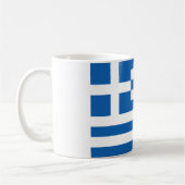 ギリシャの国旗の記念品 コーヒーマグカップ (左)