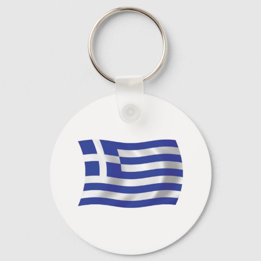 ギリシャの国旗キーチェーン キーホルダー (正面)