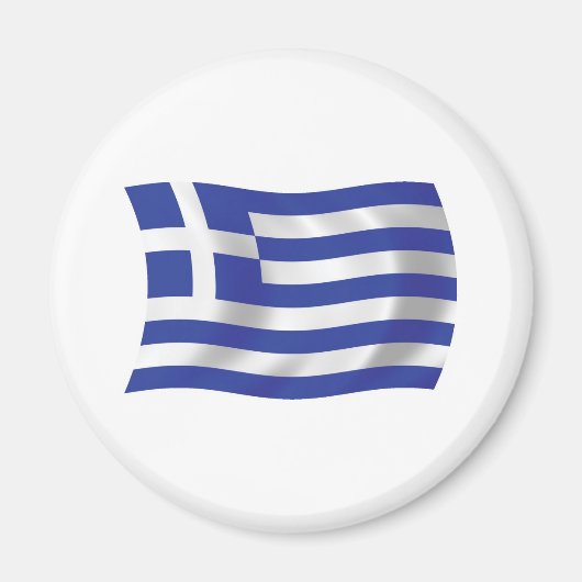 ギリシャの国旗マグネット マグネット (正面)