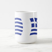 ギリシャの国旗マグ コーヒーマグカップ (中央)