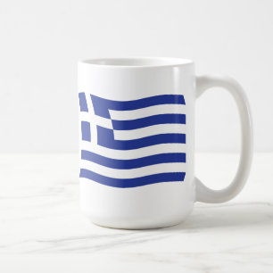 ギリシャの国旗マグ コーヒーマグカップ