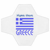 ギリシャの国旗 オーダーメイド サッカーボール (フラット)