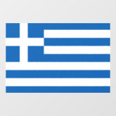 ギリシャの国旗 カットラインステッカー ウィンドウサイン (シート)