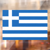 ギリシャの国旗 カットラインステッカー ウィンドウサイン (シート2)