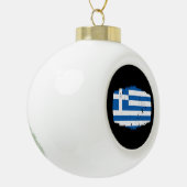 ギリシャの国旗 セラミックボールオーナメント (左)