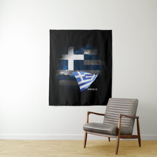 ギリシャの国旗 タペストリー (インサイチュ)