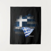 ギリシャの国旗 タペストリー (正面)