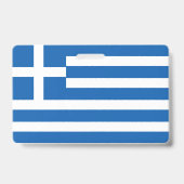 ギリシャの国旗 バッジ (裏面)