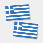 ギリシャの国旗 バッジ (正面＆裏面)