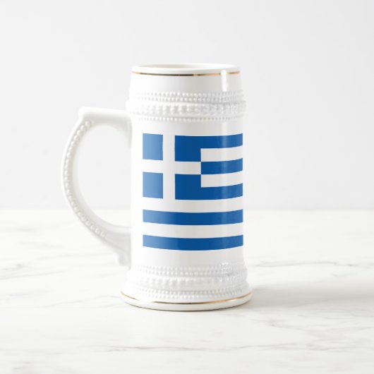 ギリシャの国旗 ビールジョッキ (左)