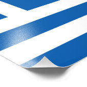 ギリシャの国旗 フォトプリント            (角)