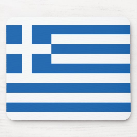 ギリシャの国旗 マウスパッド (正面)
