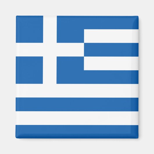 ギリシャの国旗 マグネット (正面)