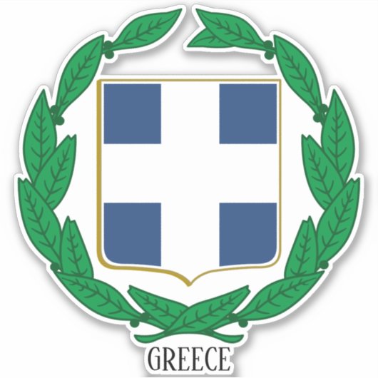 ギリシャの国軍愛国者上衣 シール (正面)