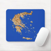 ギリシャの地図のマウスパッド マウスパッド (マウス)