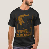 ギリシャの地図ヨーロッパ向けギリシャのプンメンウィメンズ1 Tシャツ (正面)