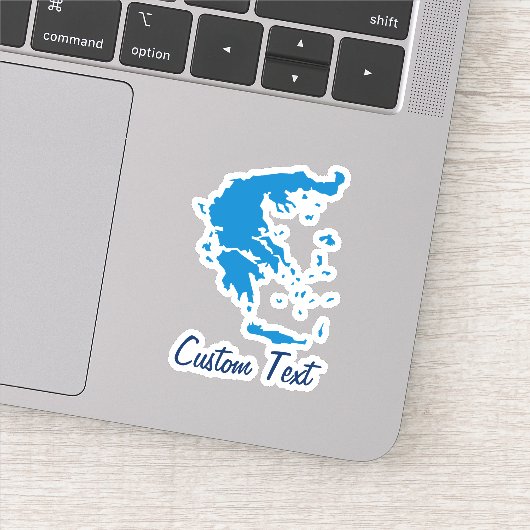 ギリシャの地図 シール (詳細)