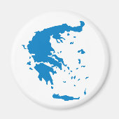 ギリシャの地図 マグネット (正面)