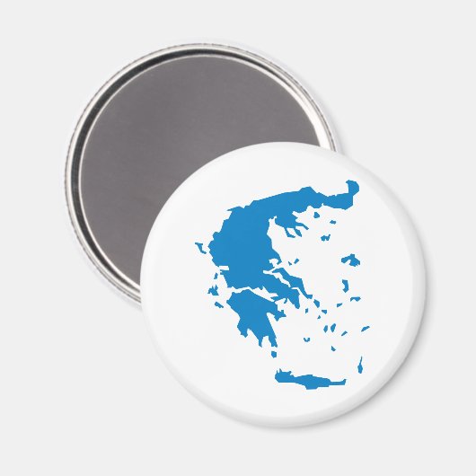 ギリシャの地図 マグネット (正面/裏面)