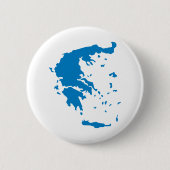 ギリシャの地図 缶バッジ (正面)