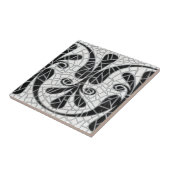 ギリシャの壊れたタイルモザイク黒大理石 タイル (側面)